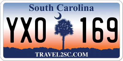 SC license plate YXO169