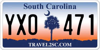 SC license plate YXO471