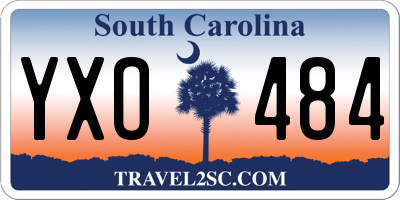 SC license plate YXO484