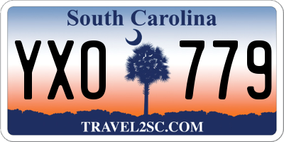 SC license plate YXO779