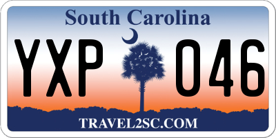 SC license plate YXP046