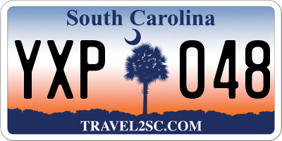 SC license plate YXP048
