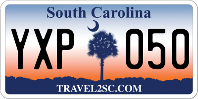 SC license plate YXP050