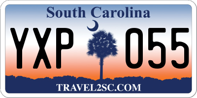 SC license plate YXP055