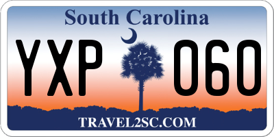 SC license plate YXP060