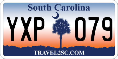 SC license plate YXP079
