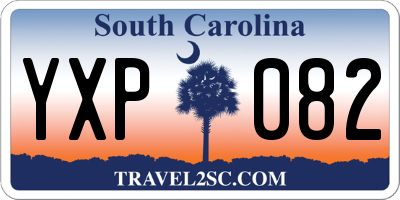 SC license plate YXP082
