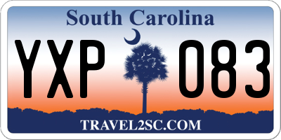 SC license plate YXP083