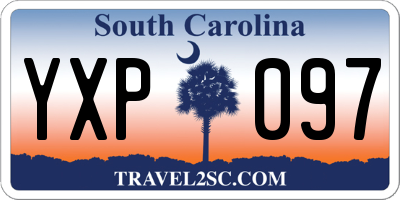 SC license plate YXP097