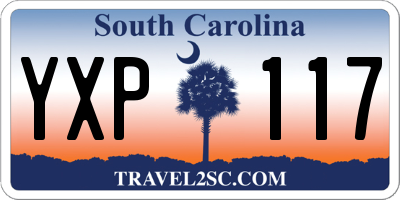 SC license plate YXP117