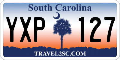 SC license plate YXP127
