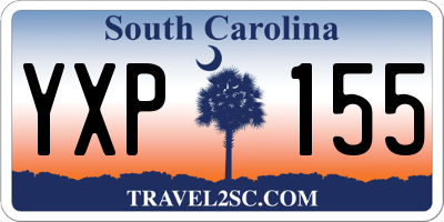 SC license plate YXP155