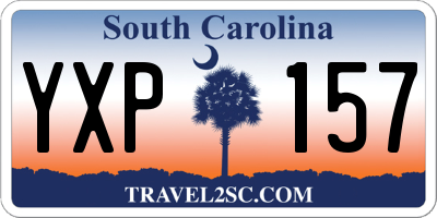 SC license plate YXP157