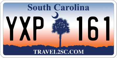 SC license plate YXP161
