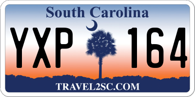 SC license plate YXP164