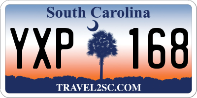 SC license plate YXP168