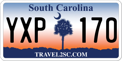 SC license plate YXP170