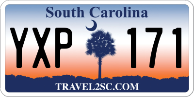SC license plate YXP171
