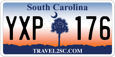 SC license plate YXP176