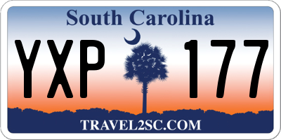 SC license plate YXP177