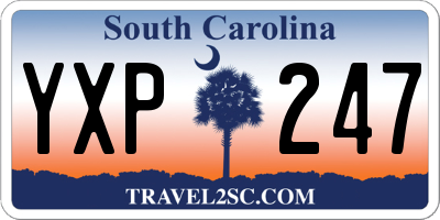 SC license plate YXP247