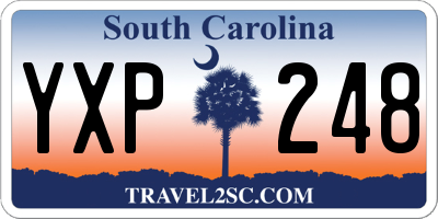 SC license plate YXP248