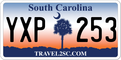SC license plate YXP253