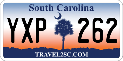 SC license plate YXP262