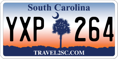 SC license plate YXP264