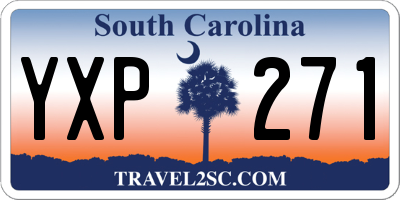 SC license plate YXP271