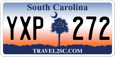 SC license plate YXP272