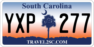 SC license plate YXP277