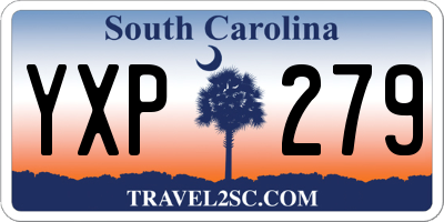 SC license plate YXP279