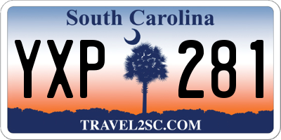 SC license plate YXP281