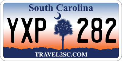 SC license plate YXP282