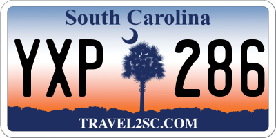 SC license plate YXP286