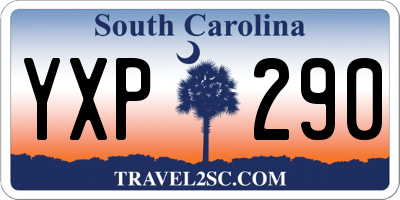 SC license plate YXP290