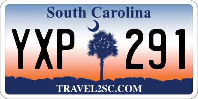 SC license plate YXP291