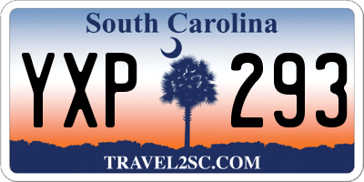 SC license plate YXP293