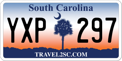 SC license plate YXP297
