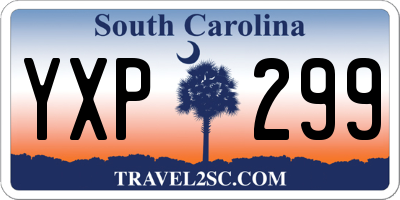 SC license plate YXP299