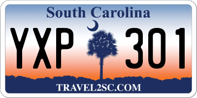 SC license plate YXP301