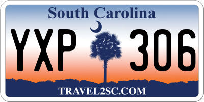 SC license plate YXP306