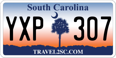SC license plate YXP307