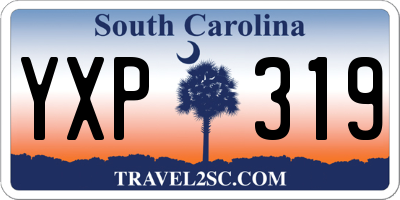 SC license plate YXP319