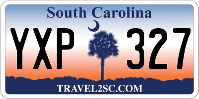 SC license plate YXP327