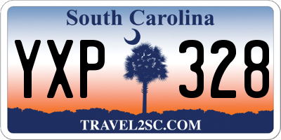 SC license plate YXP328