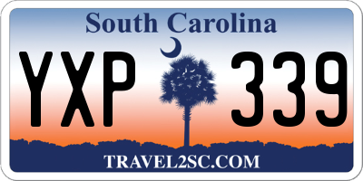 SC license plate YXP339