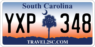 SC license plate YXP348