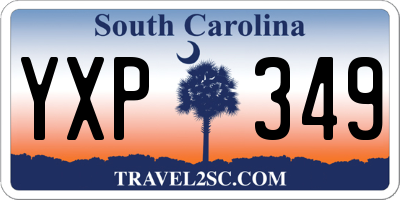 SC license plate YXP349